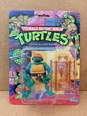 TMNT Michaelangelo Soft Head 10 Back 1988