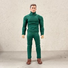 SU-MBS-DGN: 1/12 Dark Green bodysuit for Marvel Legends Mezco Nota 6″ Slim body