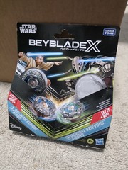 STAR WARS TAKARA TOMY BEYBLADE X OBI-WAN KENOBI 4-60P vs GENERAL GRIEVOUS 3-80HN