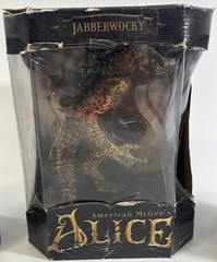 HTF American McGee’s Lot Alice and Cheshire Cat Glow in Dark Ver, J wocky, T Dum