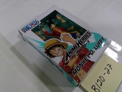One Piece Anime Heroes Monkey D. Luffy Action Figure Bandai Toy New Multicolor