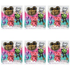 Deddy Bears Backpack Hangers Figurines – Lot of 6 Sealed Blind Bags