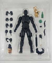 AS IS Medicom MAFEX THE BOYS BLACK NOIR No. 183 Action Figure PRE-OWNED WITH BOX