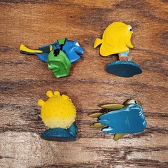 Disney Pixar Finding Nemo PVC & Plastic Figure Cake Toppers Lot of 7 Toys Set