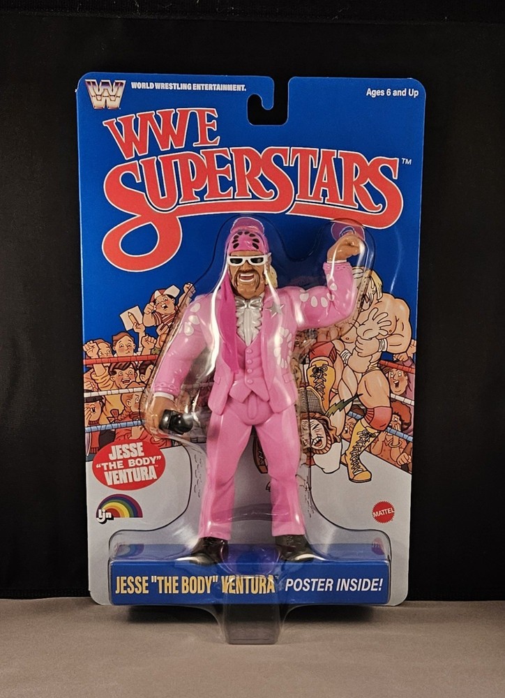 JESSE THE BODY VENTURA 2026 LJN WWE SUPERSTARS RETRO FIGURE WWF BLUE CARD NEW