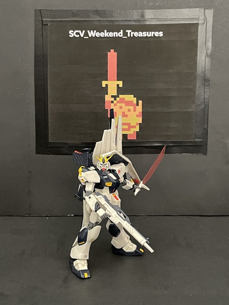 Bandai Mobile Suit RX-93 NU GUNDAM DELUXE 5″ Loose Action Figure