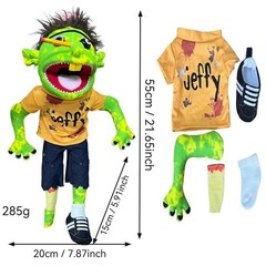 Jeffy Hand Puppet Plush Toy Soft Doll for Kids & Party Props