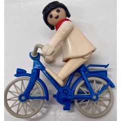 Playmobil Lot Figures Motorcycle Bicycle Accessories Vintage Toy Collection