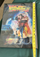 BACK TO THE FUTURE mc fly 3-D HOLOGRAPHIC LENTICULAR 3 IMAGE CHANGING poster