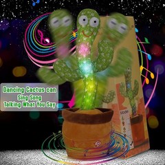 Lights and Sounds Dancing Cactus Toy – Toddler-Friendly Gift for All Occasions