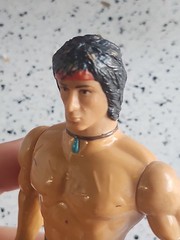 Vintage 1985 Coleco John Rambo “Force of Freedom” action figure.
