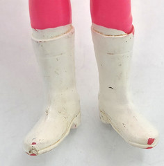 Vintage Denshi Sentai Denziman PINK Power Rangers Soft Vinyl Figure POPY Japan