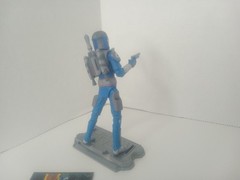 STAR WARS CLONE WARS MANDALORIAN WARRIOR CW29 LOOSE FIGURE