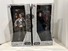 2017 D23 Expo Disney Store Star Wars Rey and Kylo Ren Figures LE 1000 New