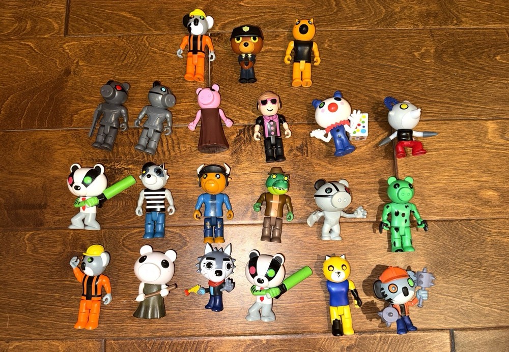 Huge Roblox PIGGY Minifigure Bulk Lot – 20 Unique Figures Willow Crove Kona