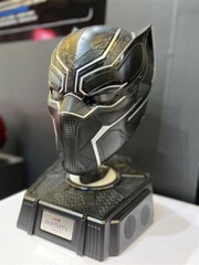 IN US! Killerbody 1:1 Wearable Black Panther Helmet Bluetooth Speaker Base Gift