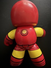 Mighty Munny Iron Man Marvel Plastic Figure Red/Yellow/Black Comic Heroes