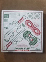 Super7 TMNT Ninja Turtles Pizza Box SDCC 2019 ReAction Figures NIB