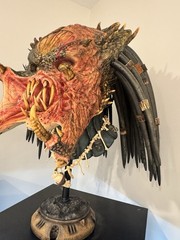 Custom 1:1 Croc Predator Bust Made By MonsterShop