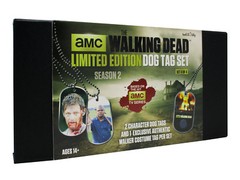 AMC The Walking Dead Dog Tag Limited Edition Set 4 of 4