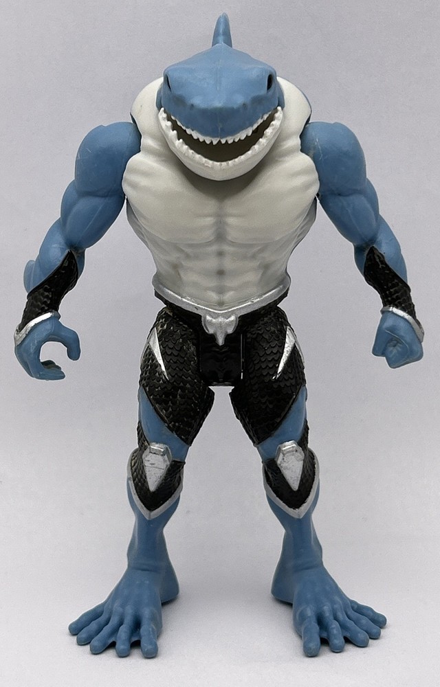 Monster Jam Creatures Big Tooth Megalodon Shark 5” Action Figure Only Blue