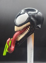 Marvel Legends Custom Classic Venom Head 1/12 Scale Painted