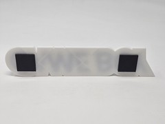3D Printed Game Boy Logo Sign Blue And White With Magnets