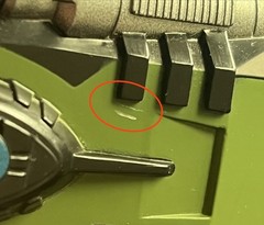 Transformers Energon Shockblast Arm Panel Cannon Part