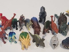 Huge Lot 100+ Dinosaur Toys Figures Dino T Rex Triceratops High Quality Bundle