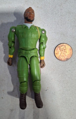 Vintage 1983 Cannell The A-Team Mr. T B.A. Baracus Green Suit 3.75″ Figure