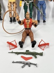 1985 Coleco Rambo Force of Freedom Action Figures Lot w/ Accessories