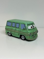 Mattel Disney Pixar Cars 1967 Dodge Dusty Rust-Eze Green 1:55 Die-Cast Toy Van