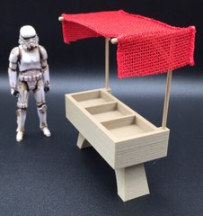CUSTOM MARKET for 3.75″ FIGURE STAR WARS INDIAN JONES GI JOE DIORAMA 1:18 (G2)