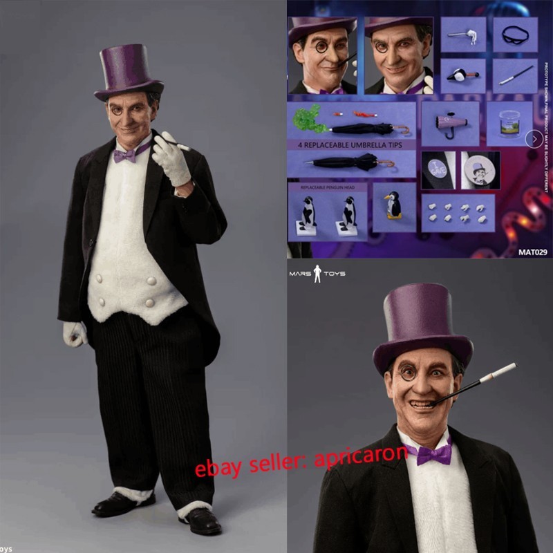 New MarsToys MAT029 The Penguin Villain 1/6 Oswald Cobblepot 1966 action figure