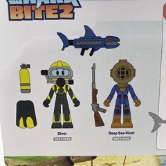 Devseries Shark Bite 2 Shark Cage Toy + Virtual Item Code – New