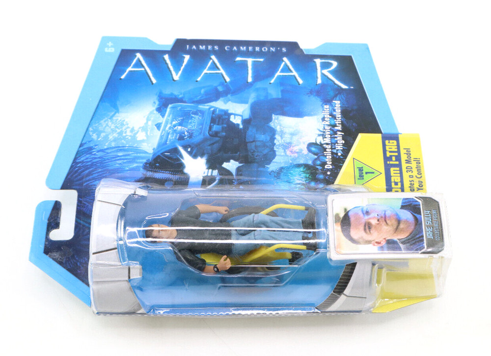 James Cameron’s Avatar Jake Sully Warrior 7″ Action Figure Level 1 Webcam i-TAG