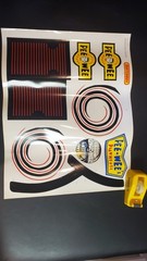 Pee Wee Herman Pee Wee Playhouse 1988 Matchbox Scooter Decals Vintage NOS