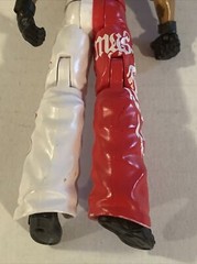 2010 WWE Rey Mysterio Action Figure Pink And White 619 Gear WWE NJPW Lucha