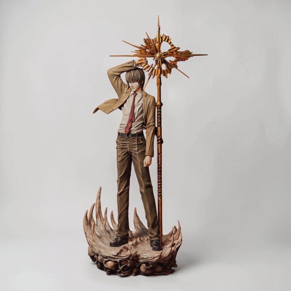 Fanart Figure Light Yagami airbrush painted 9.8 inch Adult 17+