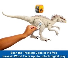 Jurassic World Camouflage ‘N Battle INDOMINUS REX Dinosaur 22″L + SOUNDS +LIGHTS