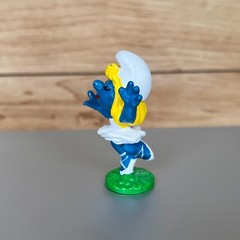 Smurfs Ballerina Smurfette Vintage PVC Figure Peyo Schleich 1978 Ballet NICE
