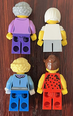 The Golden Girls figure set lot action Blanche Dorothy Rose Sophia doll