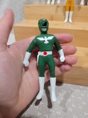 Vintage Super Robotic Rangers Lookalike Yellow Black Red Green Action Figure Lot