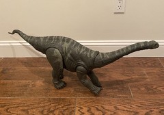Mattel Jurassic World 41″ Long Apatosaurus And Giganotosarus Dinosaur See Pics