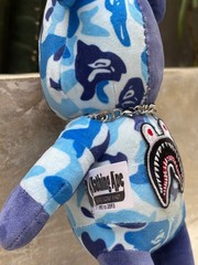 BAPE x BEARBRICK 400% Camo Plush Doll (with chain) – Pink / Blue / Green