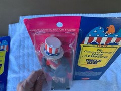 1976 Vintage Fun World, “Uncle Sam” Great Americans Figures. NEW!!!!