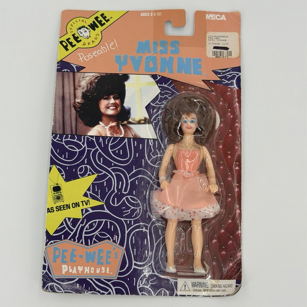 Pee-Wee’s Playhouse MISS YVONNE 5″ Figure MOC NEW Herman World 2006