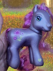 My Little Pony Petal Blossom G3 Super Long Pink Tinsel Hair VTG 2002 Hasbro
