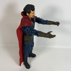 Marvel Doctor Strange 11in Action Figure Red Cape Blue Outfit Plastic Toy
