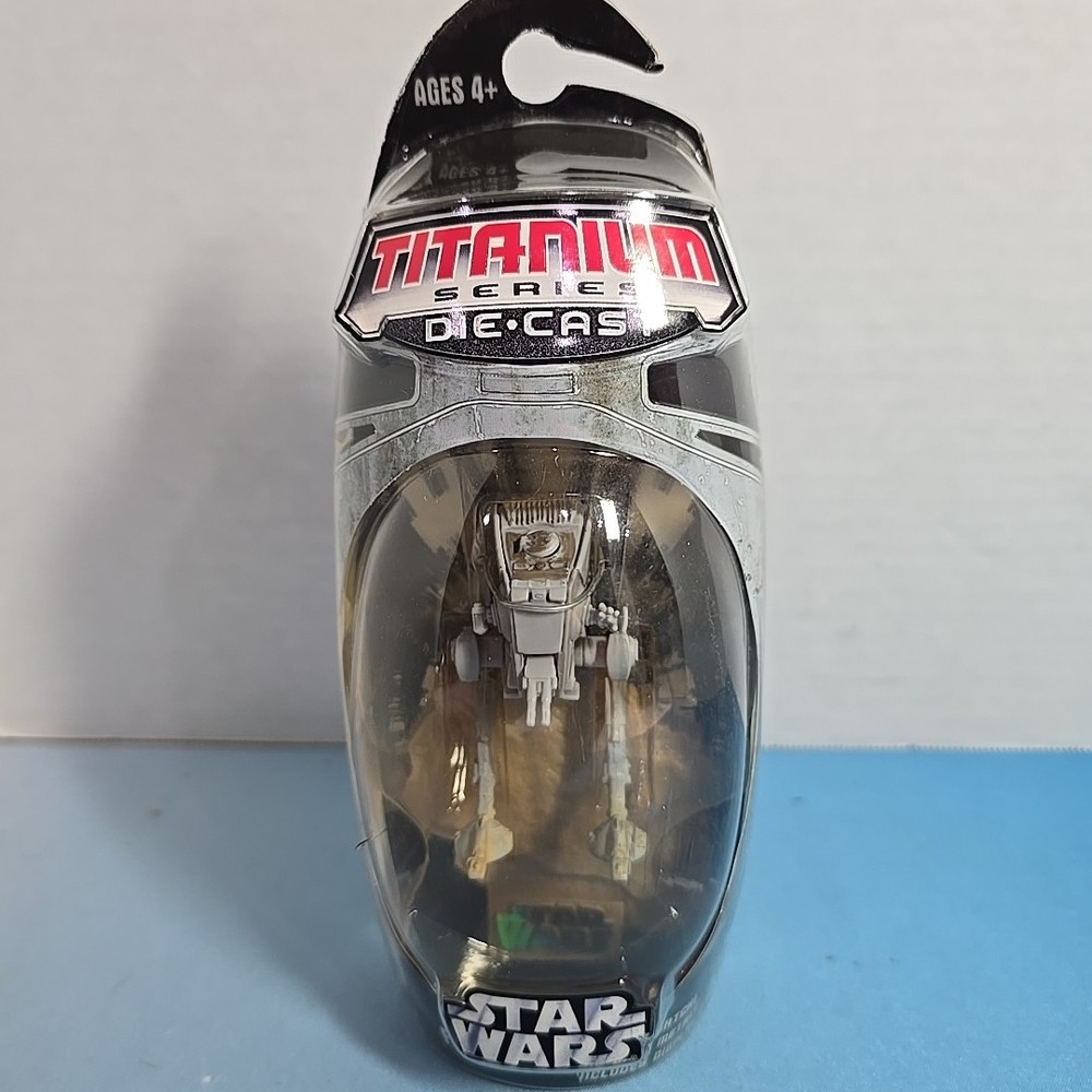 Sealed Star Wars Titanium Series Die-Cast AT-ST Scout Walker 2006 Hasbro